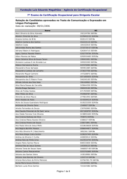 Lista de Aprovados - Ag&ecirc;ncia de Certifica&ccedil;&atilde;o Ocupacional