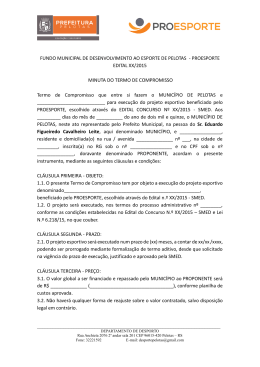 fundo municipal de desenvolvimento ao esporte de pelotas