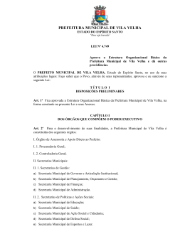 PREFEITURA MUNICIPAL DE VILA VELHA