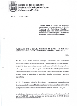 .32, Estado do Rio de Janeiro - Prefeitura Municipal de Japeri