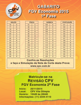 gabarito CPV ECO 1F nov 2014 tarde.indd