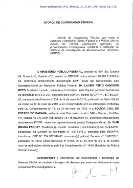 Extrato publicado no DOU, Brasília, DF, 25 nov. 2014. Seção 3, p. 155.