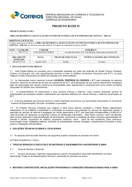 projeto b&aacute;sico - reforma e adapta&ccedil;&atilde;o do cee goi&acirc;nia - dr