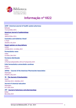 Dia 27-01-2015 | Informação Nº 1822