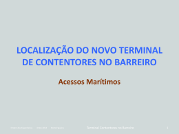 localização do novo terminal de contentores no barreiro