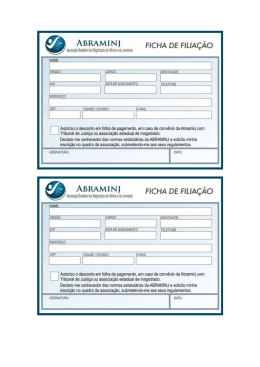 Ficha de Filia&ccedil;&atilde;o da ABRAMINJ NOV 2014