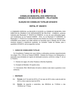Processo Seletivo - Prefeitura Municipal de Pelotas