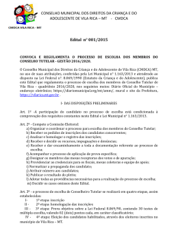 edital 001/2015 - Prefeitura Municipal de Vila Rica