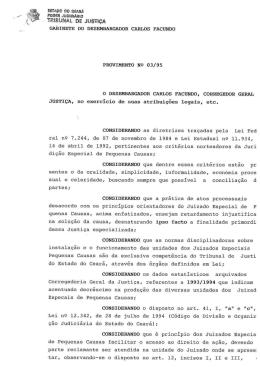 Provimento nº 03/1995