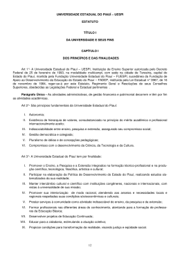 Estatuto FUESPI/UESPI