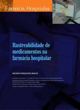 Encarte de Farm&aacute;cia Hospitalar - Informativo