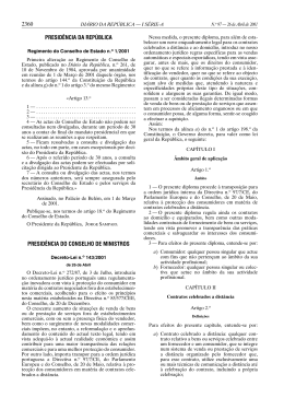 Decreto-Lei n&ordm; 143/2001