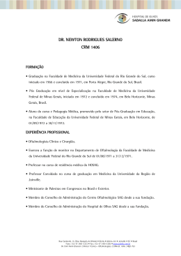 Dr. Newton Rodrigues Salerno - Hospital de Olhos Sadalla Amin