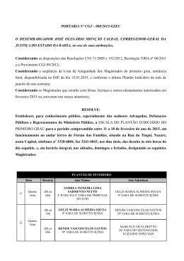 11 a 18 de fevereiro de 2015 - Tribunal de Justi&ccedil;a do Estado da Bahia