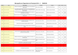 Monografia em Engenharia de Produção 2014