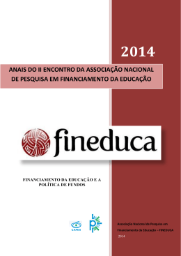 anais do ii encontro da associa&ccedil;&atilde;o nacional de pesquisa em