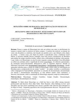 XV Encontro Nacional de Pesquisa em Ci&ecirc;ncia da - Unifal-MG