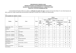 Retifica&ccedil;&atilde;o do quadro de vagas constante do item 4