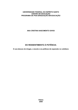 do ressentimento &agrave; pot&ecirc;ncia - Pr&oacute;