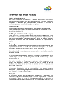 Informa&ccedil;&otilde;es Importantes - Conselho Nacional de Sa&uacute;de