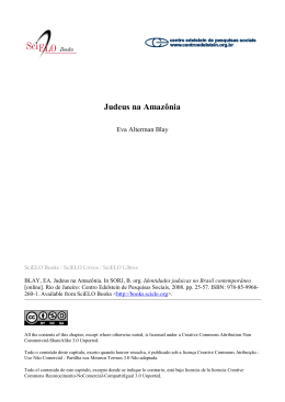Judeus na Amaz&ocirc;nia