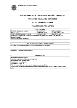 28-03-01 - C&acirc;mara dos Deputados