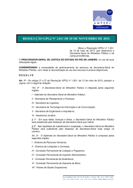 resolu&ccedil;&atilde;o gpgj n&ordm; 2.011 de 05 de novembro de 2015.