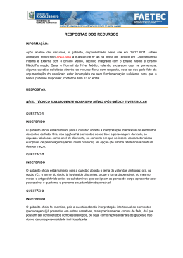 RESPOSTAS DOS RECURSOS