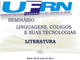 Semin&aacute;rio Individual de Literatura - Vestibular 2011