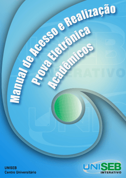 Prova Eletr&ocirc;nica (Manual)