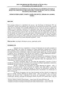 resumo - SBPC &ndash; Sociedade Brasileira para o Progresso da Ci&ecirc;ncia