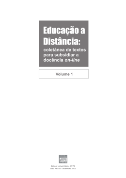 Educa&ccedil;&atilde;o a Dist&acirc;ncia On-line - Biblioteca Virtual