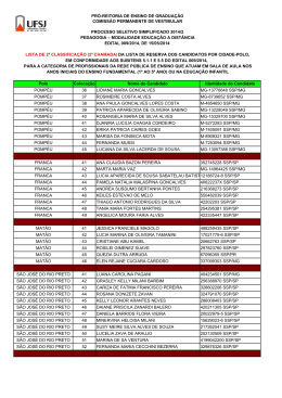 Polo Coloca&ccedil;&atilde;o Nome do Candidato Identidade do