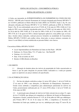 edital - Minist&eacute;rio do Planejamento, Or&ccedil;amento e Gest&atilde;o