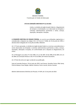 Voltar ao topo - Senado Federal