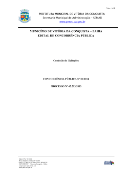 - Prefeitura Municipal de Vit&oacute;ria da Conquista