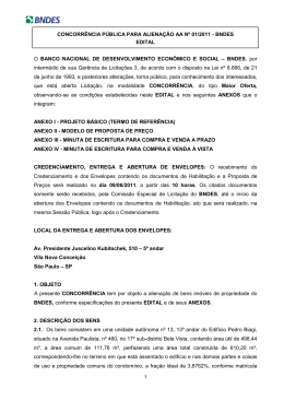 Edital - BNDES