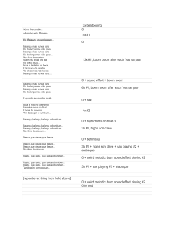 Ela Balan&ccedil;a Mas N&atilde;o P&aacute;ra