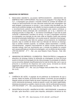 RESCIS&Atilde;O INDIRETA JULGADA