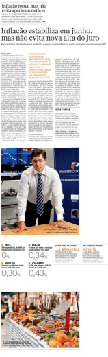 Infla&ccedil;&atilde;o recua, mas n&atilde;o
