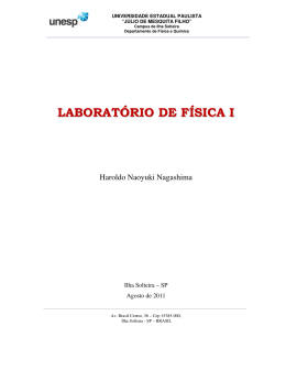 LABORAT&Oacute;RIO DE F&Iacute;SICA I
