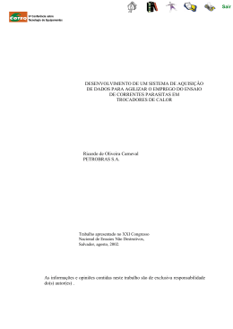 DESENVOLVIMENTO DE UM SISTEMA DE AQUISI&Ccedil;&Acirc;O