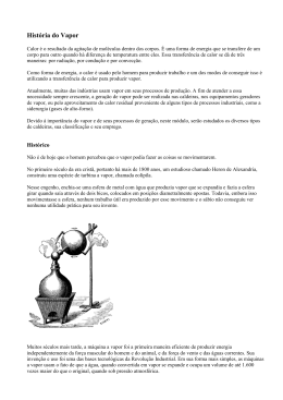 Hist&oacute;ria do Vapor