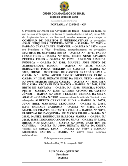 PORTARIA n&ordm; 026/2013