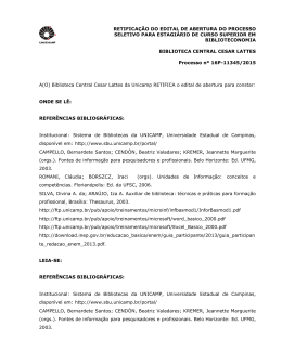 RETIFICA&Ccedil;&Atilde;O DO EDITAL DE ABERTURA DO