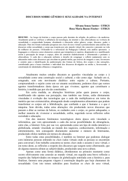 discursos sobre g&ecirc;nero e sexualidade na internet