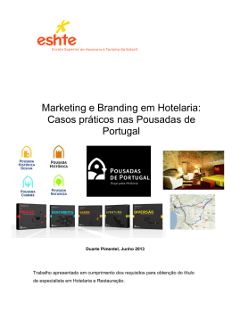 Marketing e Branding em Hotelaria: Casos práticos nas Pousadas