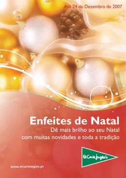 Enfeites de Natal