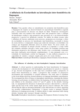 Revista P&E-VOL BRANCO - Psicologia e Educa&ccedil;&atilde;o
