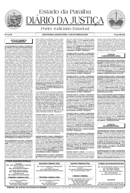 DIÁRIO DA JUSTIÇA • Quarta-feira, 12 de outubro de 2005